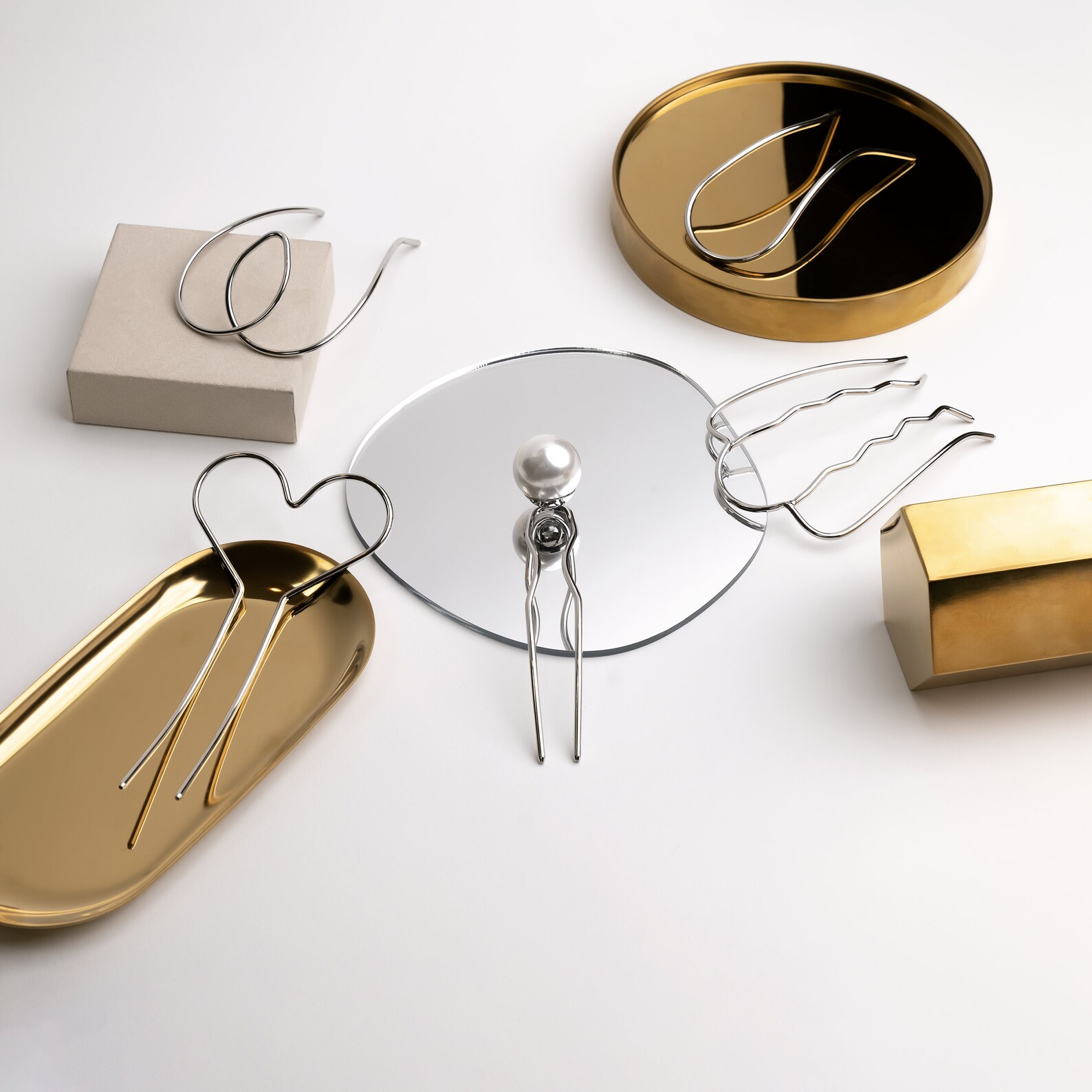 Lightweight Hair Pin Bun Holder Metal Hair Fork Hair Prong Etsy