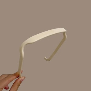 No Pain Sunglass Headband headband, Minimalist Simple Easy Hair Hack-Square Headband, Everyday Hair Jewelry, TikTok Hair Accessory, Gift Ivory