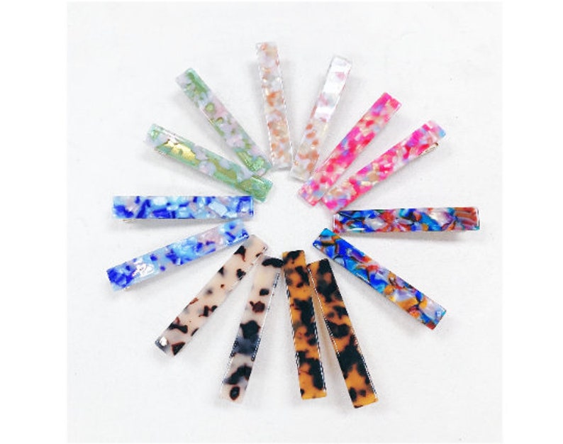 Daily Hair Pins Clips For Thick Thin Hair Girlfriend Gift 2pcs SET Minimalist Hair Clips Gold Silver Hair Clips Barrettes For Women