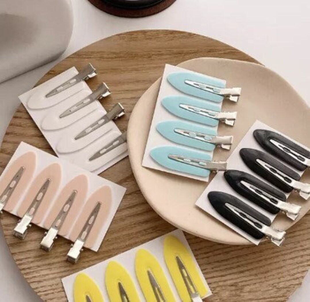4pcs SET Creaseless Hair Clips, Hair Setting Clips, No Crease No Bend
