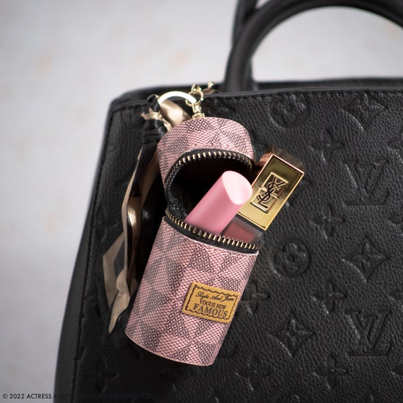 Luxury Leather Coin Purse Key Chain Air Pod Case Bag Charm 