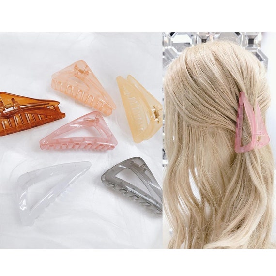 Mini Claw Clips 15 Designs Matte and Clear Clips Minimalist Everyday Clips  Perfect for Thin and Thick Hair 