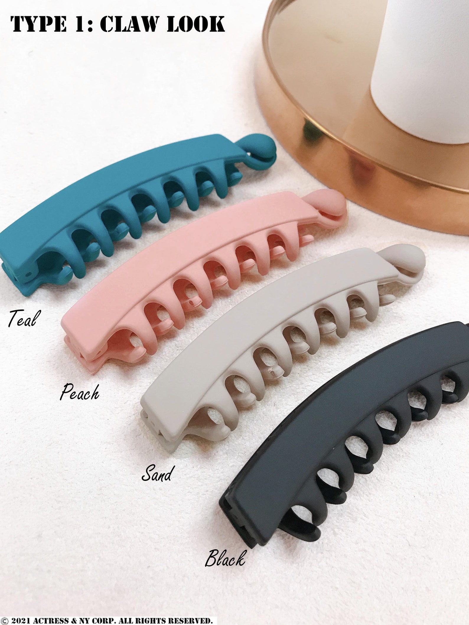 Minimalist Matte Banana Hair Clip Banana Hair Claw Clip Hair Etsy