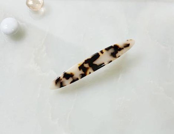 Jakarta Hair Pin Mocha Brown Marble Tortoiseshell Hair Pin Etsy