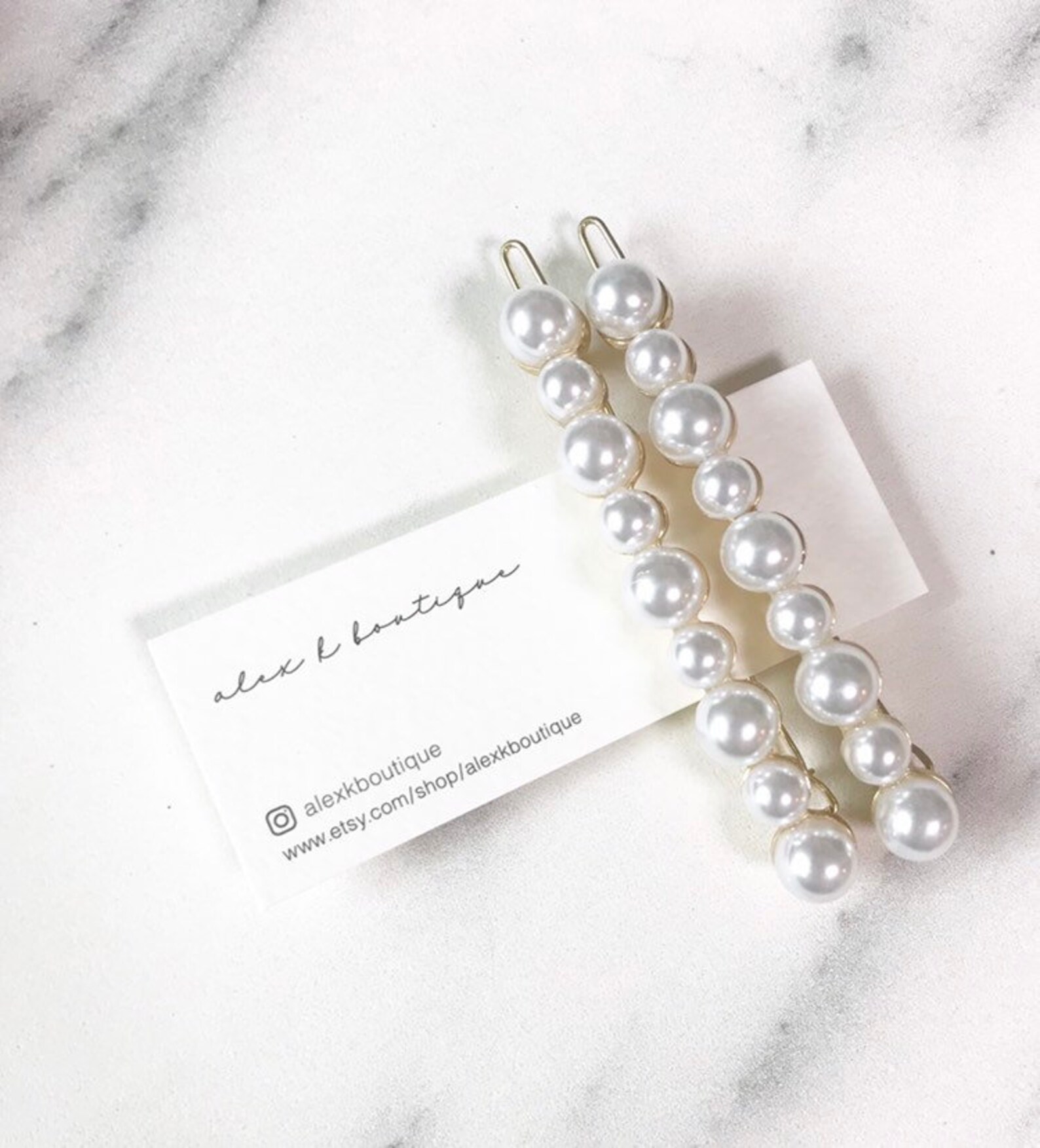 2pcs Set Pearl Hair Clip Gold Pearl Hair Clip Silver Pearl Etsy