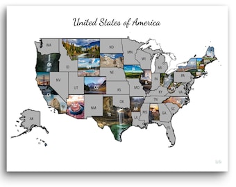 Best USA Scratch Map For Kids 50 Animal Cards |TravelBunny - View #6