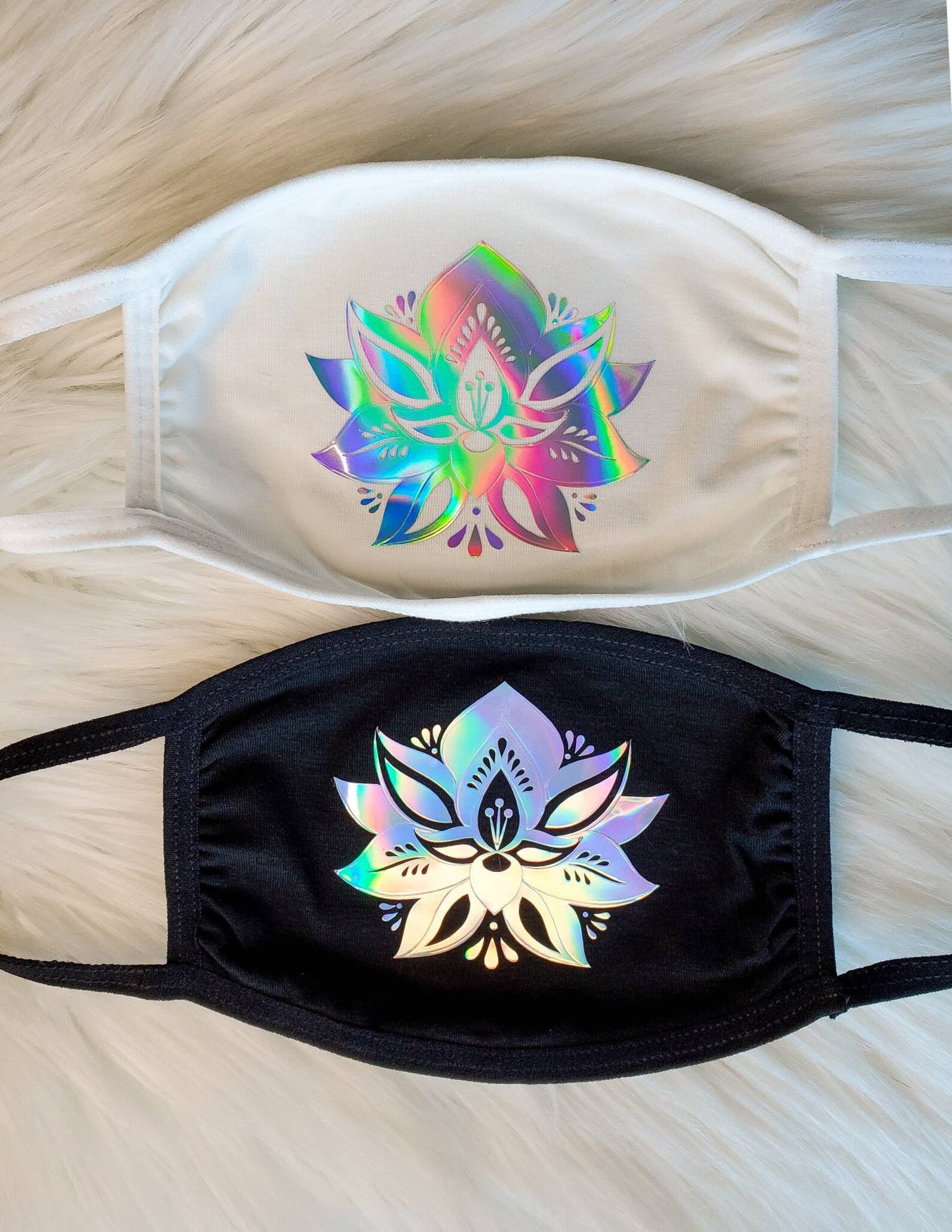 Custom Face Mask / Holographic Mask / EDM Mask / EDM Dj Mask / Etsy