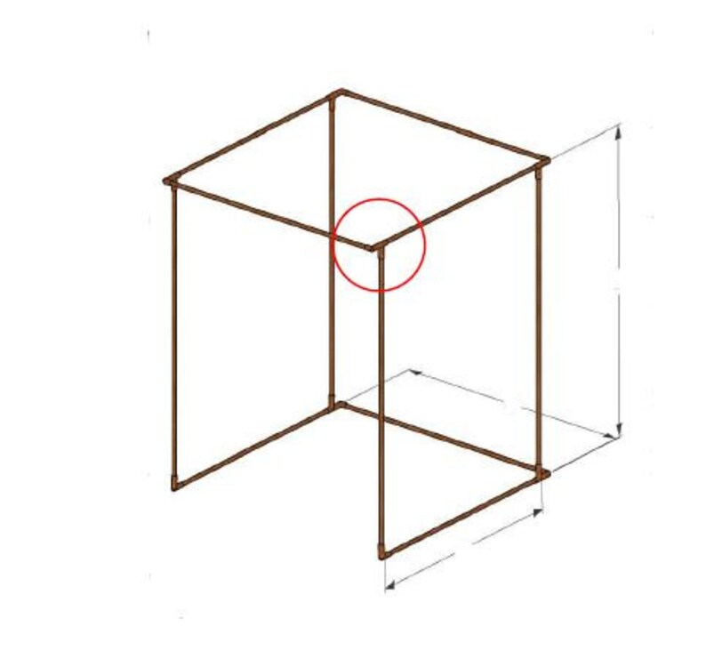 DIY Copper Chuppah Plans Copper Pipe Wedding Chuppah / Etsy