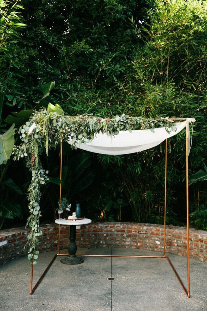 DIY Copper Chuppah Plans Copper Pipe Wedding Chuppah / Etsy