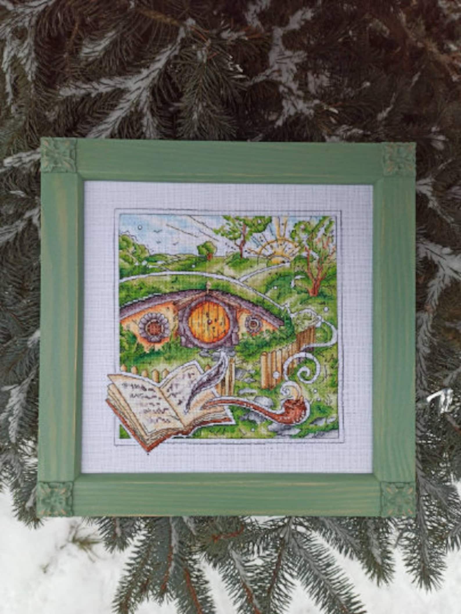 Shire mordor rivendell Fandom cross stitch patterns 3 in 1 | Etsy