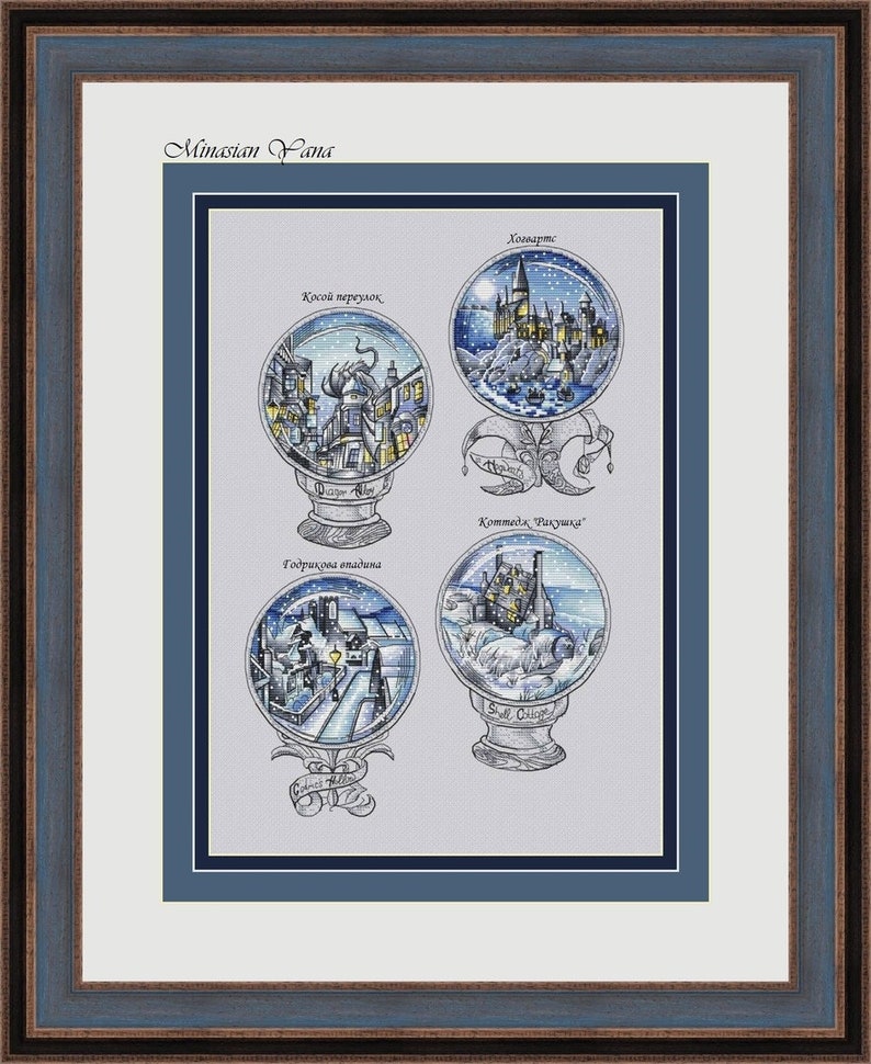 Magical balls set 2 Fandom cross stitch pattern School of image 0