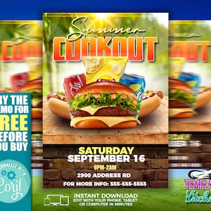 Get Fired Up for Summer: Personalisierbare digitale Flyer Vorlage | Selber machen | Corjl Template