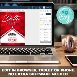 Delta Flyer Template | Edit Online | 5x7 Digital & Printable image 3