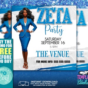 Zeta Flyer Template | Edit Online | 5x5 (1500 x 1500px) Digital & Printable