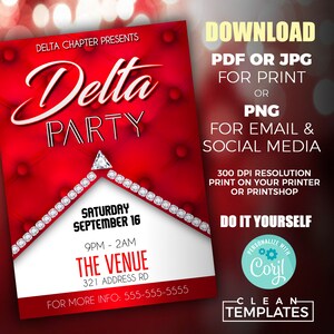 Delta Flyer Template | Edit Online | 5x7 Digital & Printable image 2