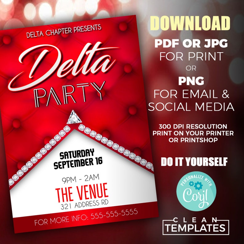 Delta Flyer Template | Edit Online | 5x7 Digital & Printable image 2
