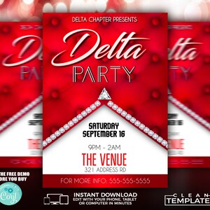 Delta Flyer Template | Edit Online | 5x7 Digital & Printable