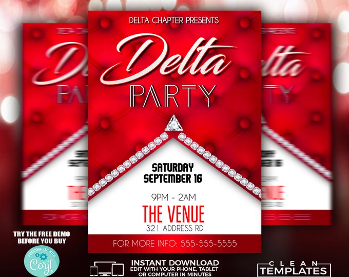 Delta Flyer Template | Edit Online | 5x7 Digital & Printable