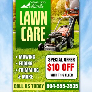Lawn Care Service Flyer | Edit Online | 5X7 Digital & Printable | Do It Yourself | Corjl Template image 4