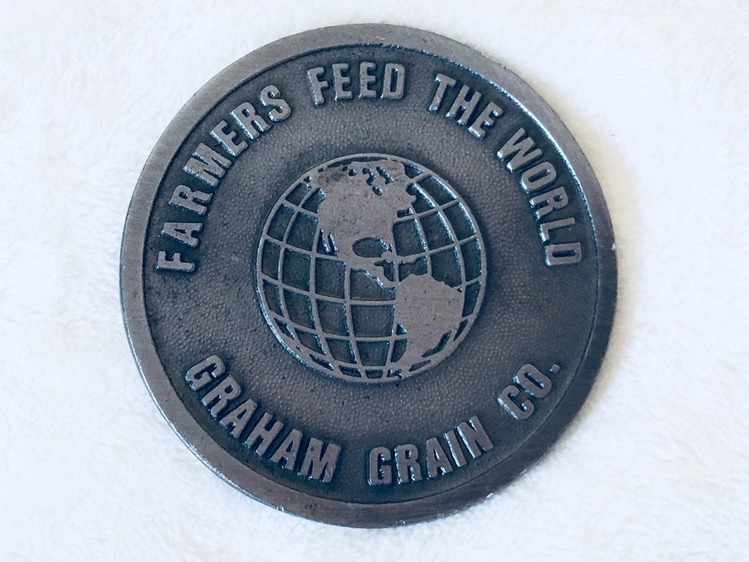 Farmers Feed the World Graham Grain Co Belt Buckle Etsy