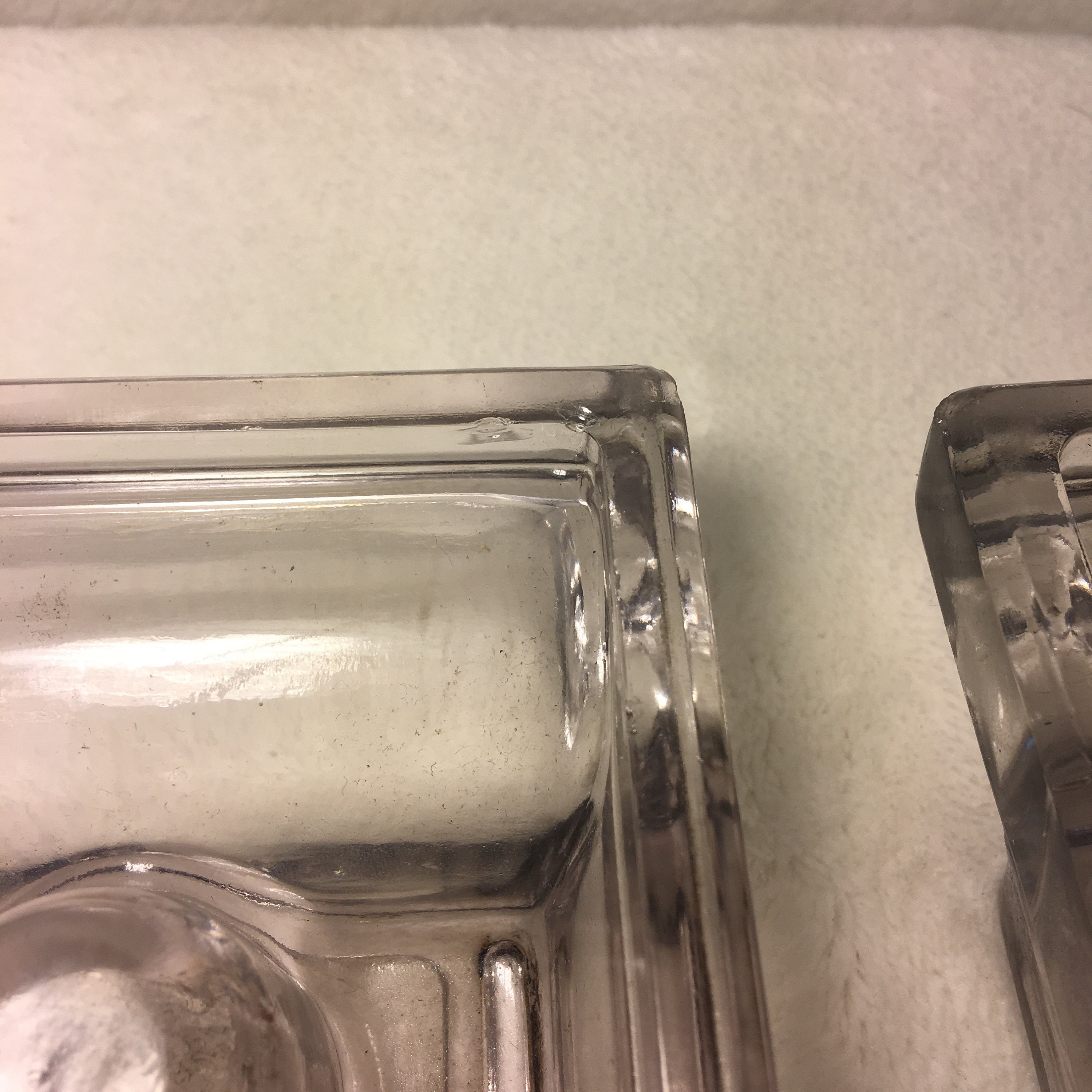 Two Vintage Pipe Rest Ashtray Rectangle Glass Pipe Holder Mid Etsy.de