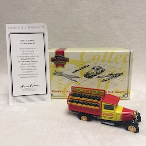 Vintage Matchbox Models of Yesteryear dinky cars, Coca Cola 1932 Ford Model AA