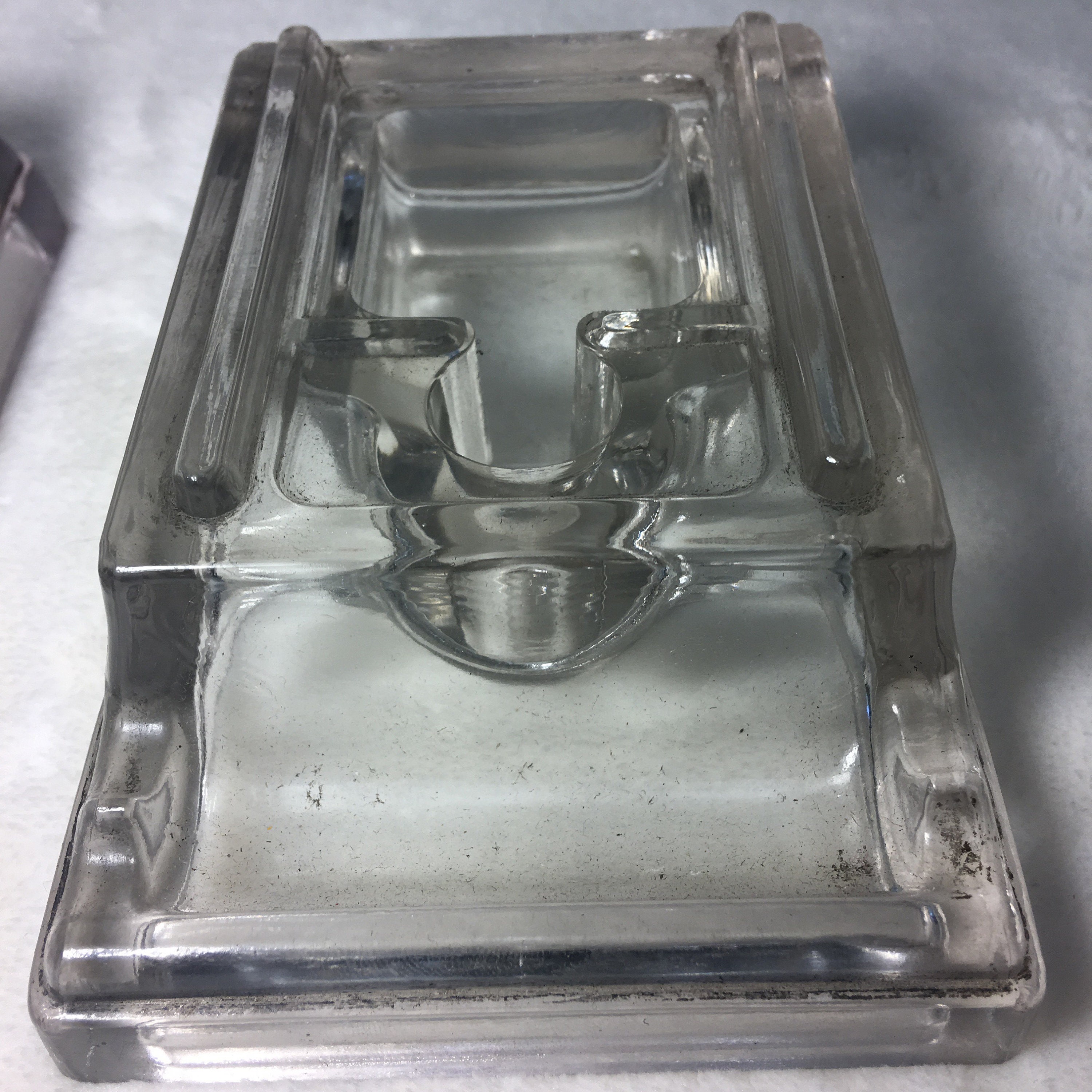 Two Vintage Pipe Rest Ashtray Rectangle Glass Pipe Holder Mid Etsy.de