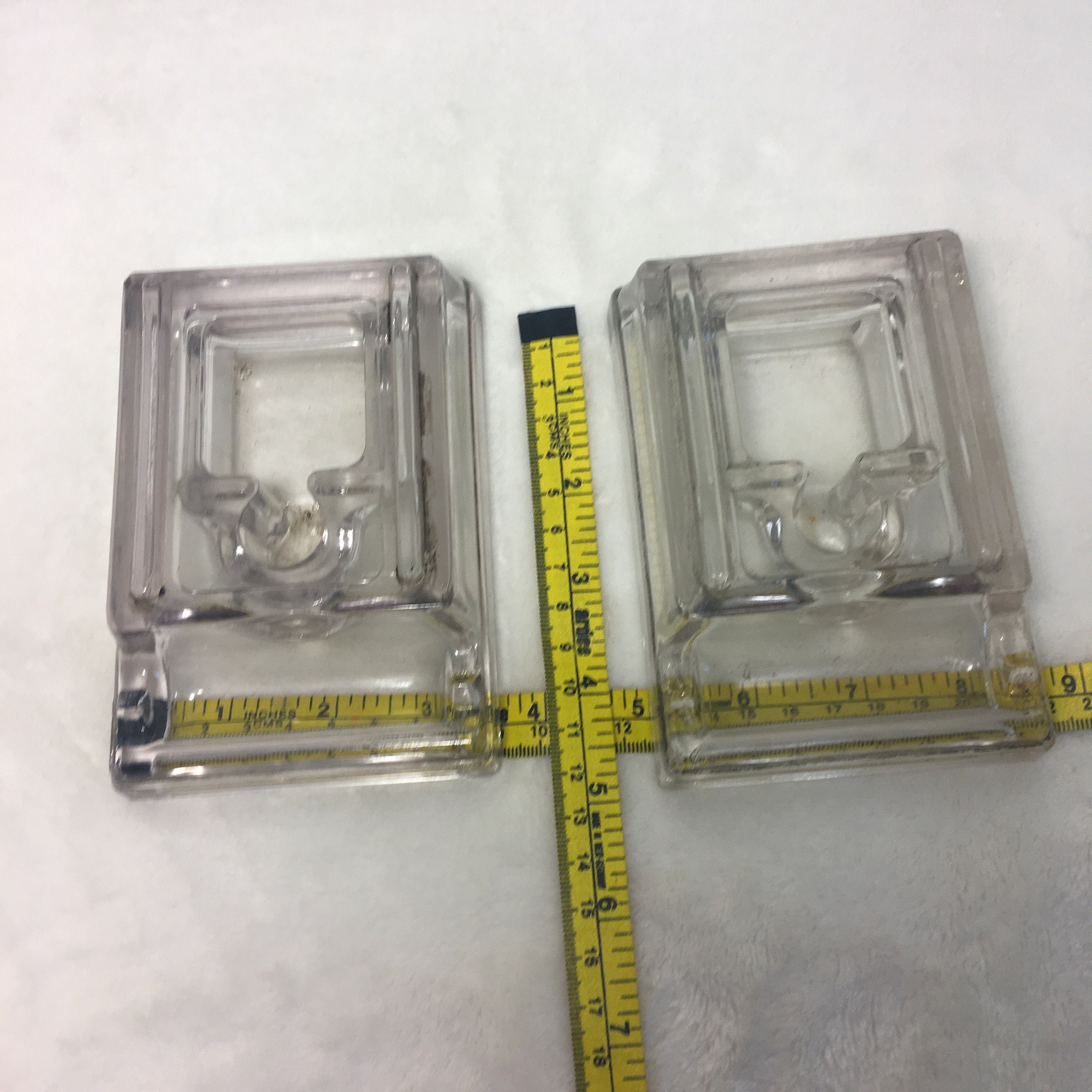 Two Vintage Pipe Rest Ashtray Rectangle Glass Pipe Holder Mid Etsy.de