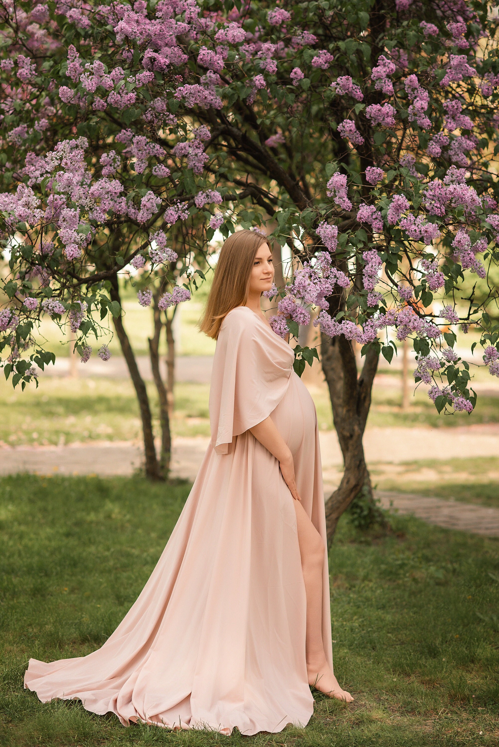 formal dresses for breastfeeding mothers Floral Nursing Dress for Breastfeeding Mothers