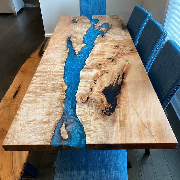 Live Edge River Table Etsy