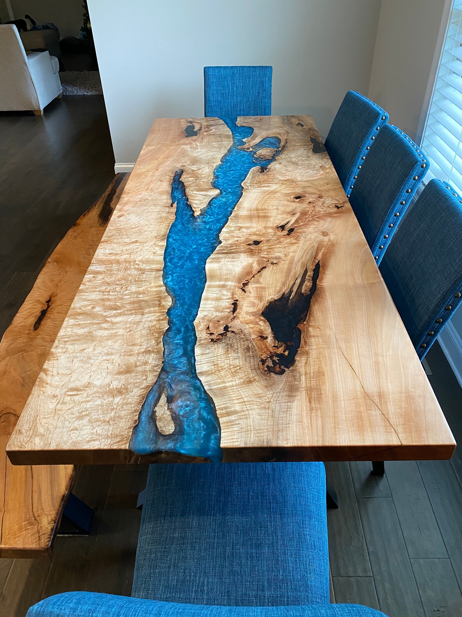 Custom Live Edge River Tables Dining Tables Bar Tops Ect. Etsy