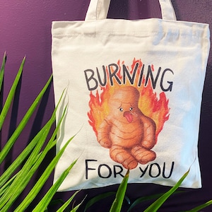 Ginger - Burning For You Canvas Tote Bag