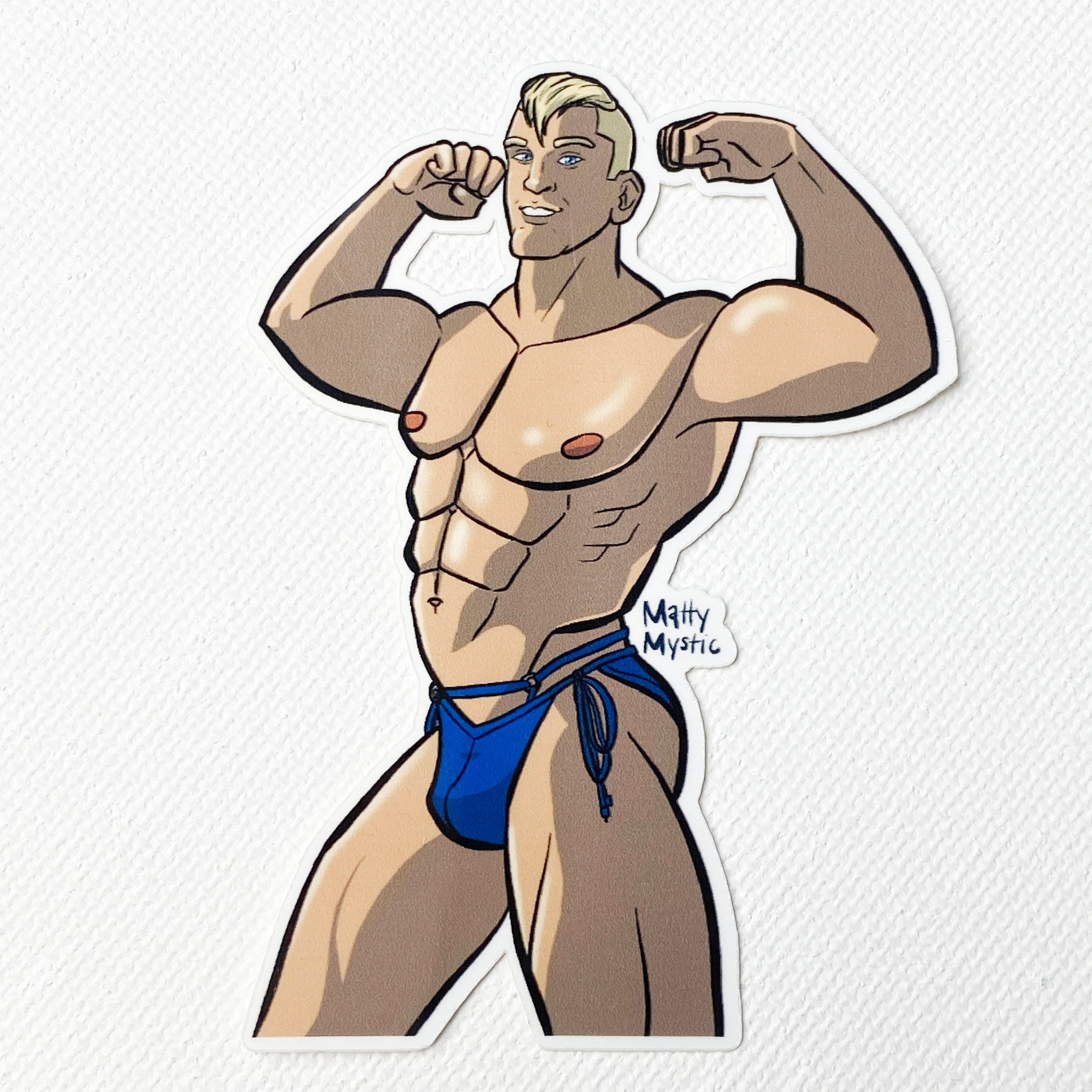 Beefcake Card picture