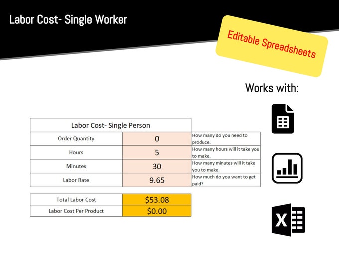 8 Designs Sublimation Pricing Calculator Cost to Make Etsy