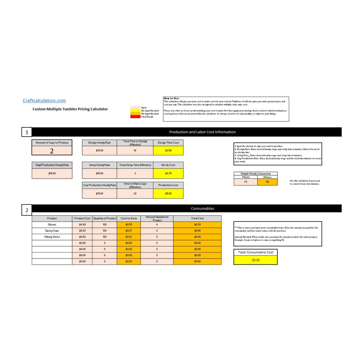 Epoxy Tumbler With Vinyl Pricing Calculator Custom Tumbler Pricing