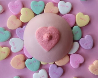 Heart Nipple Boobie Soap - Regalos de mordaza, Regalos divertidos, Regalos de Navidad, Rellenos de medias divertidas
