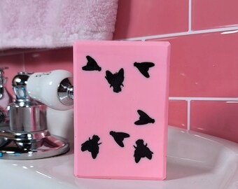Flies Soap Bar - Jabones Nope, jabones de insectos, regalos para los amantes de los insectos, regalos de insectos, diptera, regalos de entomología