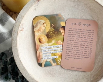Parent's Prayer Prayer Card - Catholic Family - Domestic Church - Catholic Prayer - Catholic Devotion - Prayer for Parents