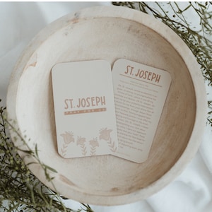 St. Joseph Prayer - Catholic Saint - Novena - Prayer Card - Catholic Prayer - Catholic Devotion - Catholic Gift - Protection Prayer