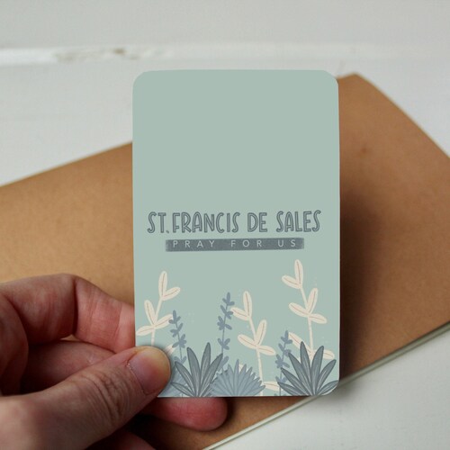St. Francis De Sales Prayer Card Saint Prayer Be at Peace - Etsy