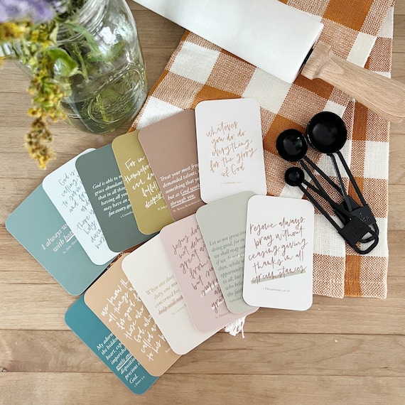 Catholic Homemaking Affirmation Cards - Catholic Prayer Card - Christian Affirmation - Women - Domestic Church - Liturgical Living