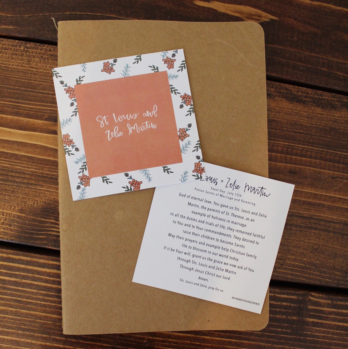 St. Louis and Zelie Martin Prayer Catholic Saint Etsy