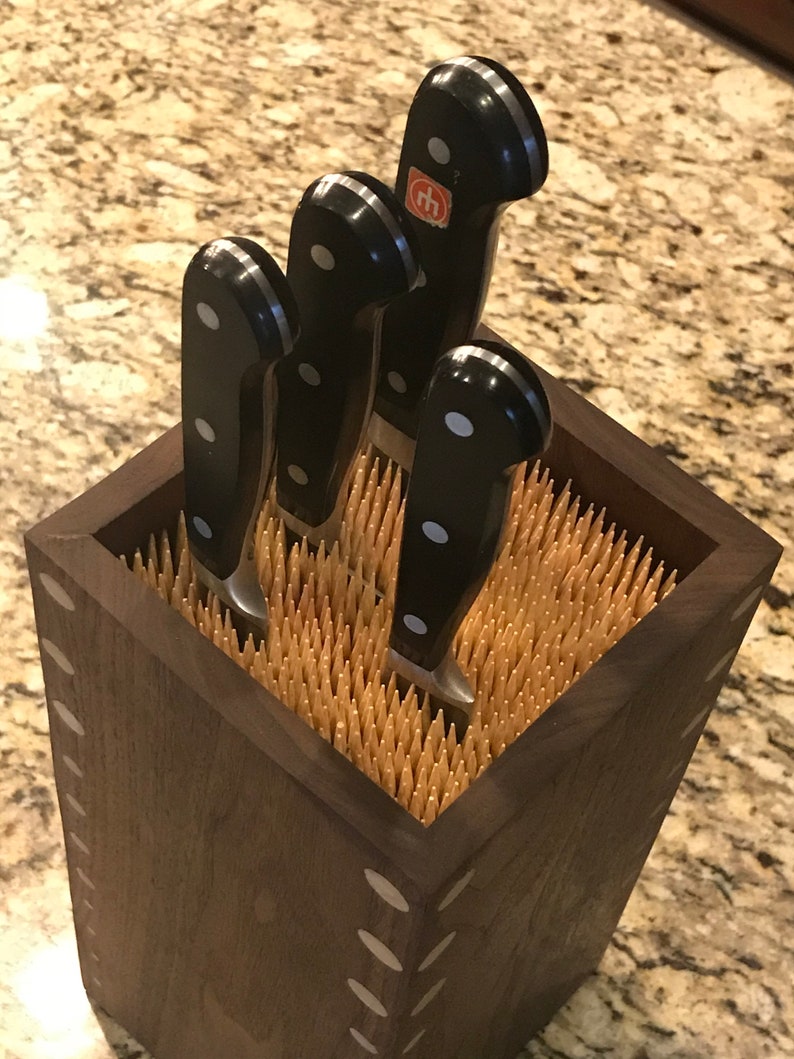 Custom Knife Block Etsy
