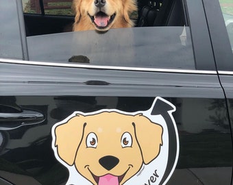 Custom Dog magnets | Custom Vinyl | Custom illustration