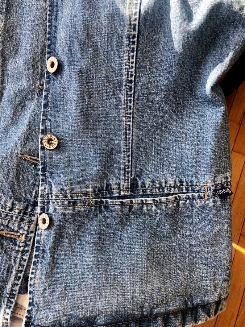 Guess Ladies Medium Denim Vest.