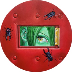 Peekaboo, a limited edition, fine art giclee print