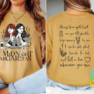 Practical Magic Midnight Margaritas T-shirt, Salt Rosemary Lavender Love Sweatshirt, Unisex Tee, Halloween Clothing, Witchy Apparel