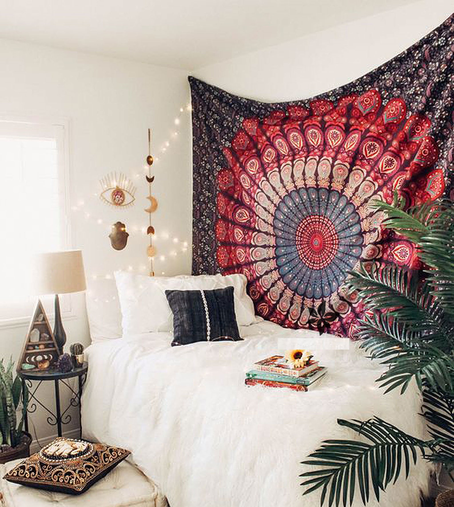 Tapestry Purple Multi tapestry Wall Hanging Mandala tapestries | Etsy