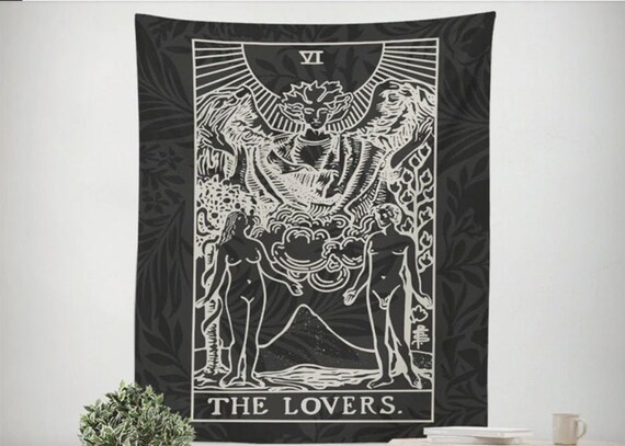 Zodiac Moon Tapestry Psychedelic Wall Hanging Tarot Tapestries Home Wall Decor