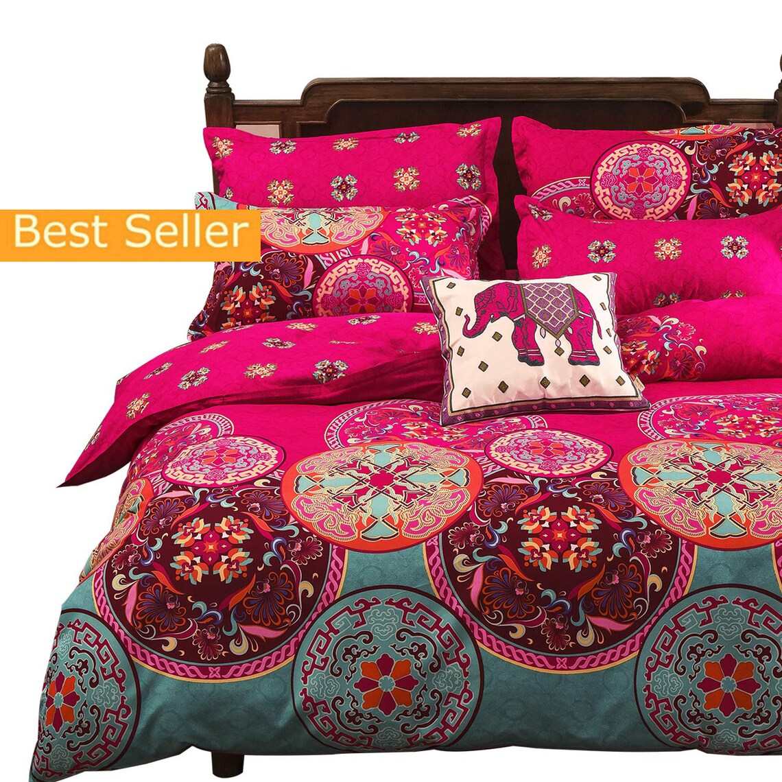 Duvet Cover Lightweight Microfiber Doona Cover Set Bohemia Etsy